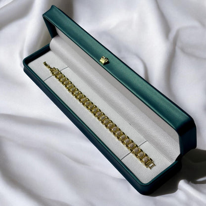 Pulsera PANAL de Lujo en Oro Laminado 18K para Hombre