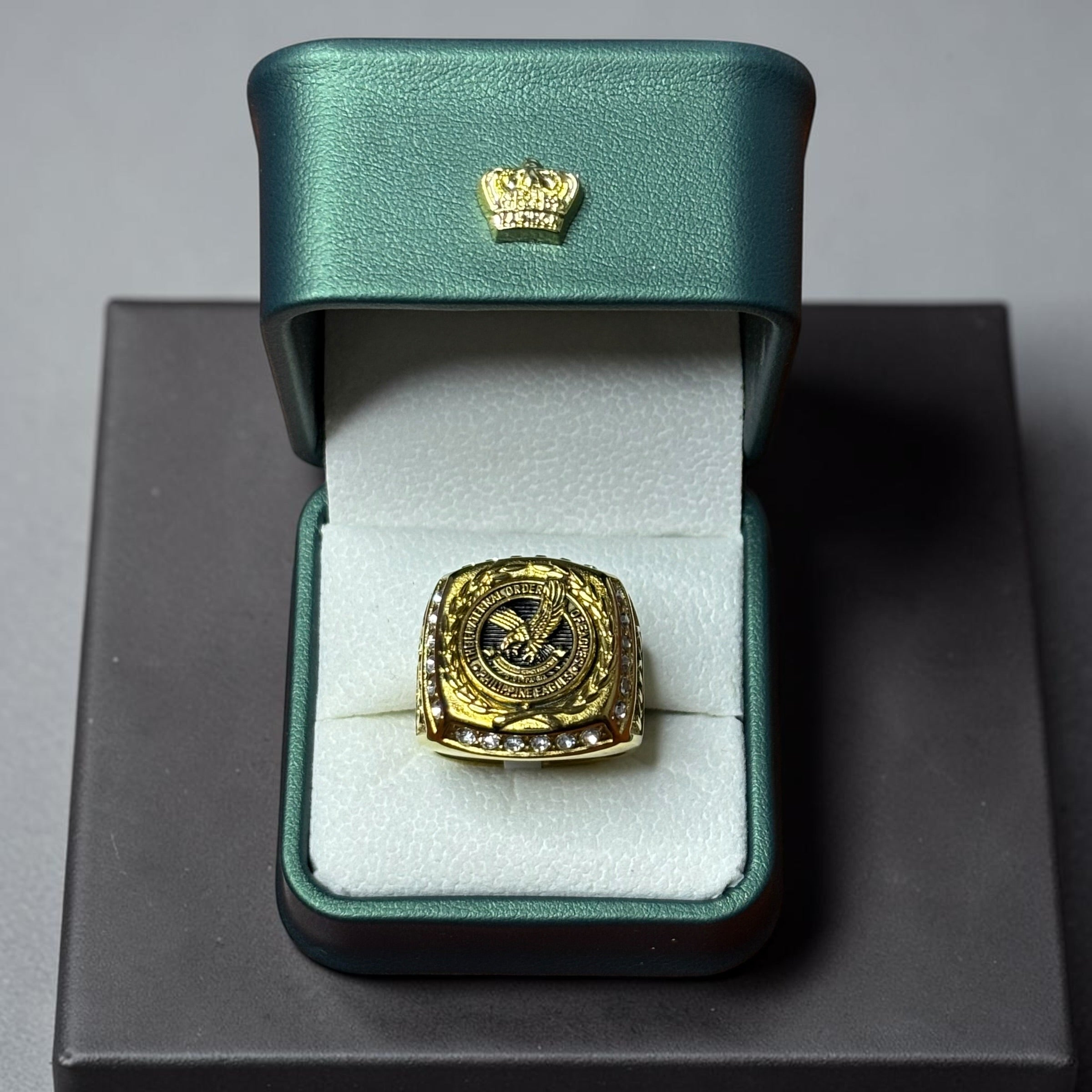 Anillo Aguila Filipina en Oro Laminado 18K para Hombre
