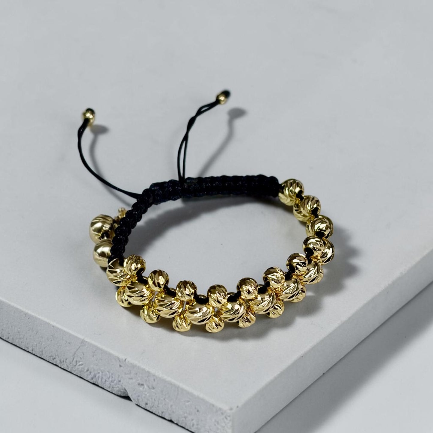 Pulsera 3 Carriles en Oro Laminado 18K