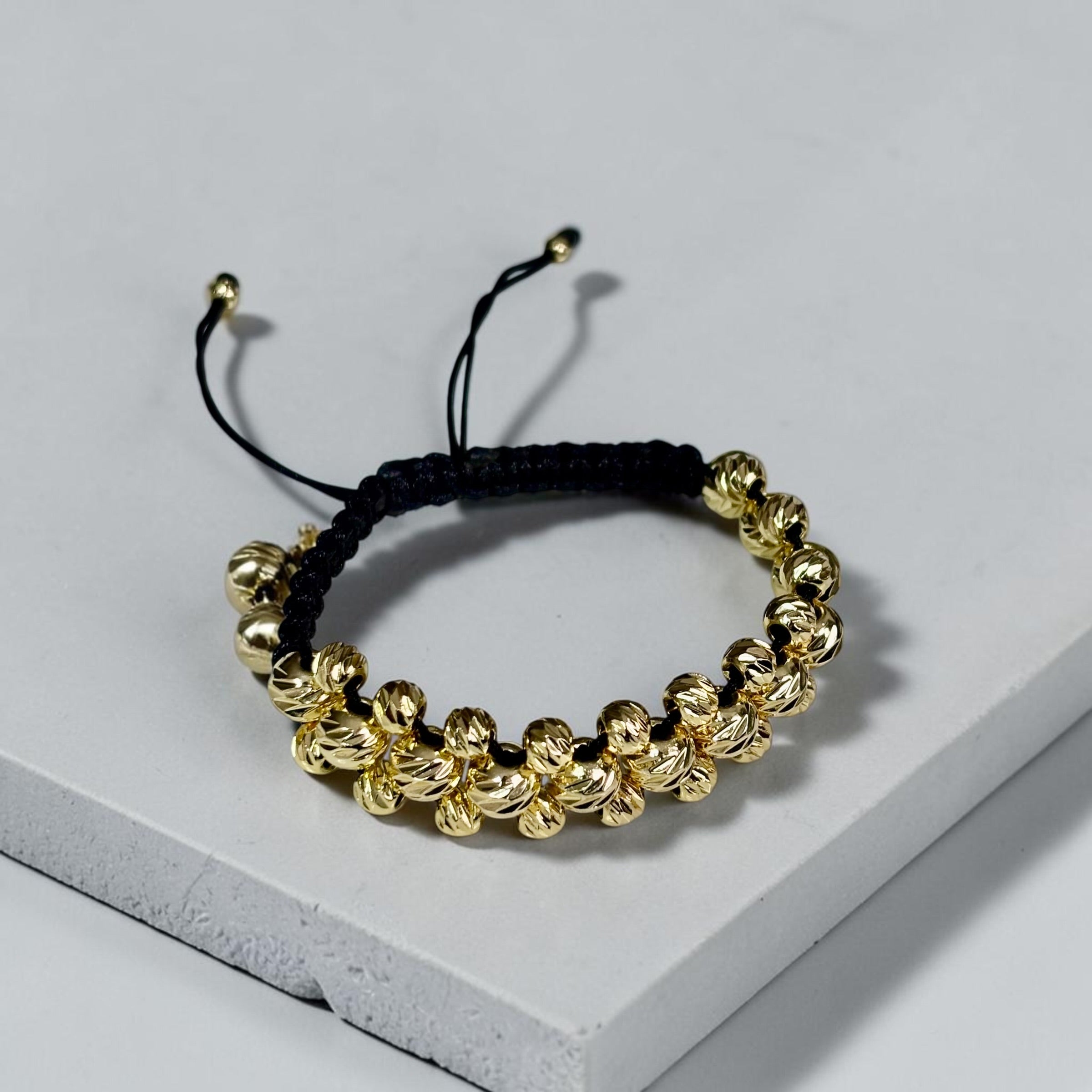 Pulsera 3 Carriles en Oro Laminado 18K