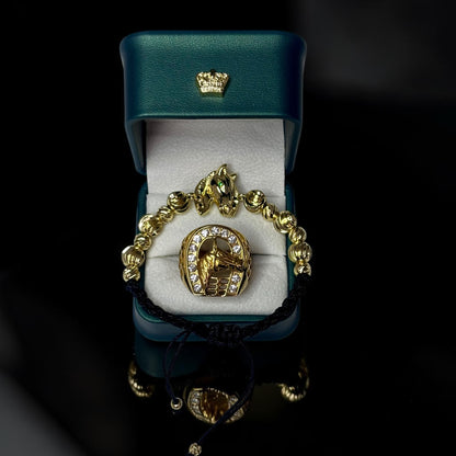 Set Premium Agropecuario 🐎✨ Anillo + Pulsera en Oro Laminado 18K
