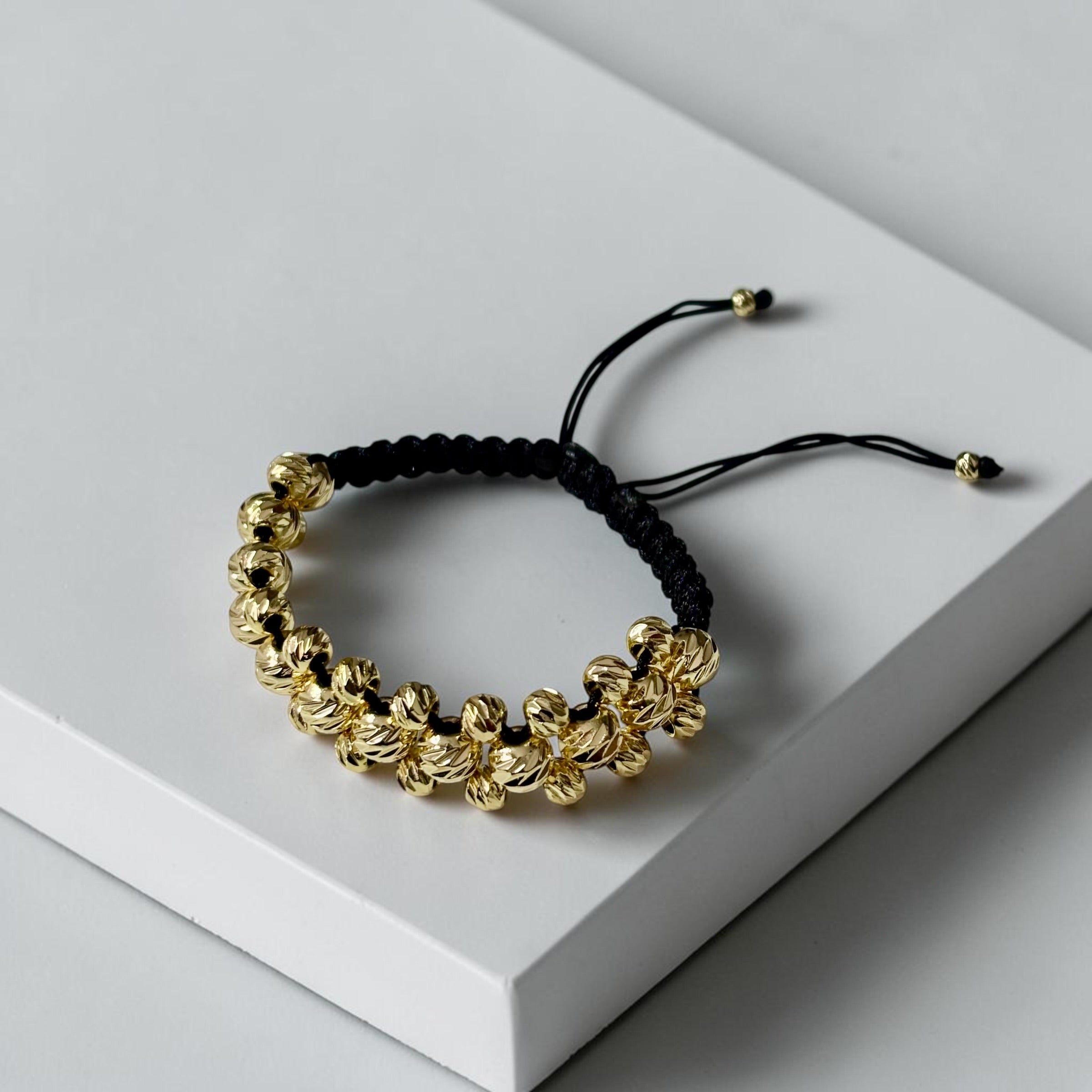 Pulsera 3 Carriles en Oro Laminado 18K