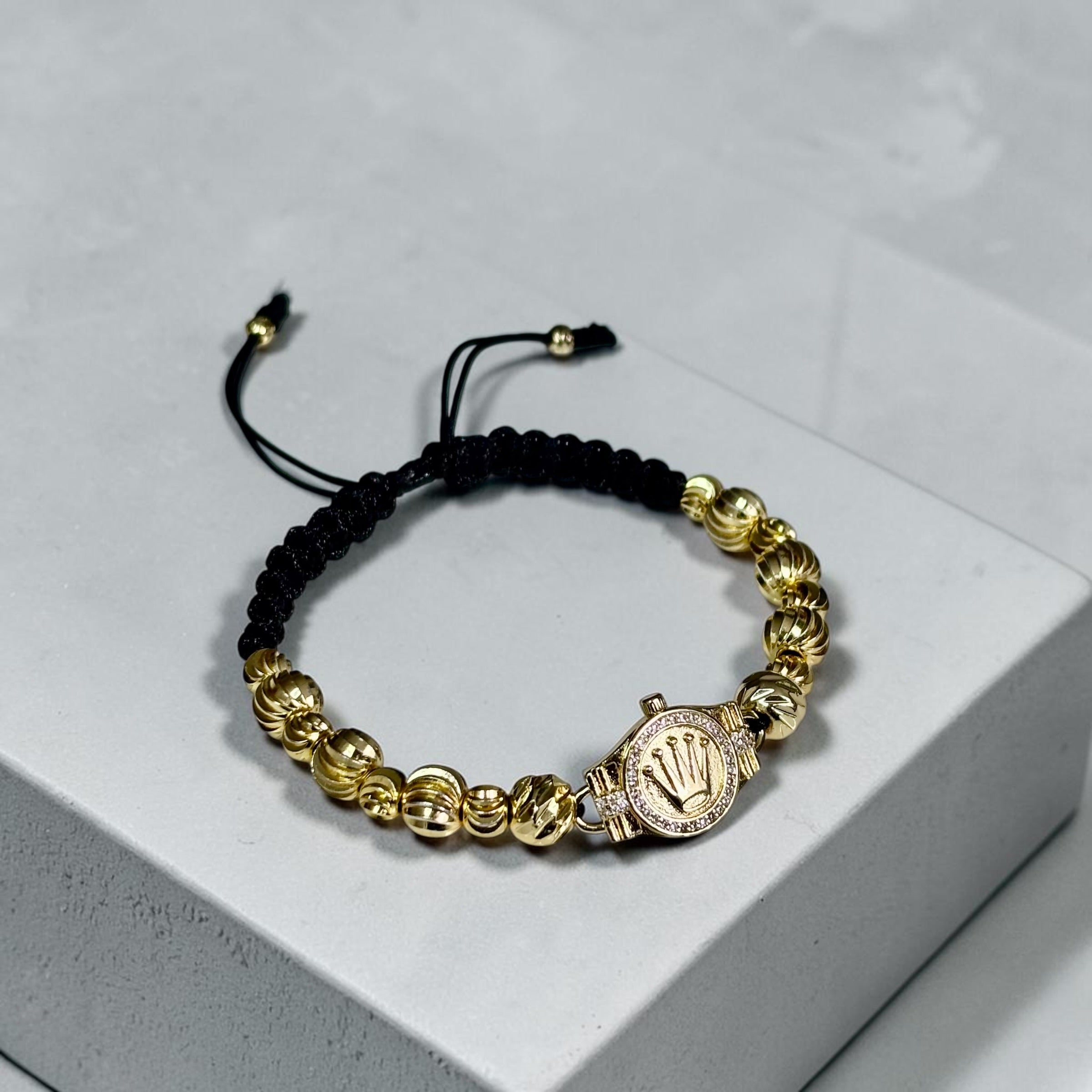 Pulsera Balines Estilo ROLEX en Oro Laminado 18K