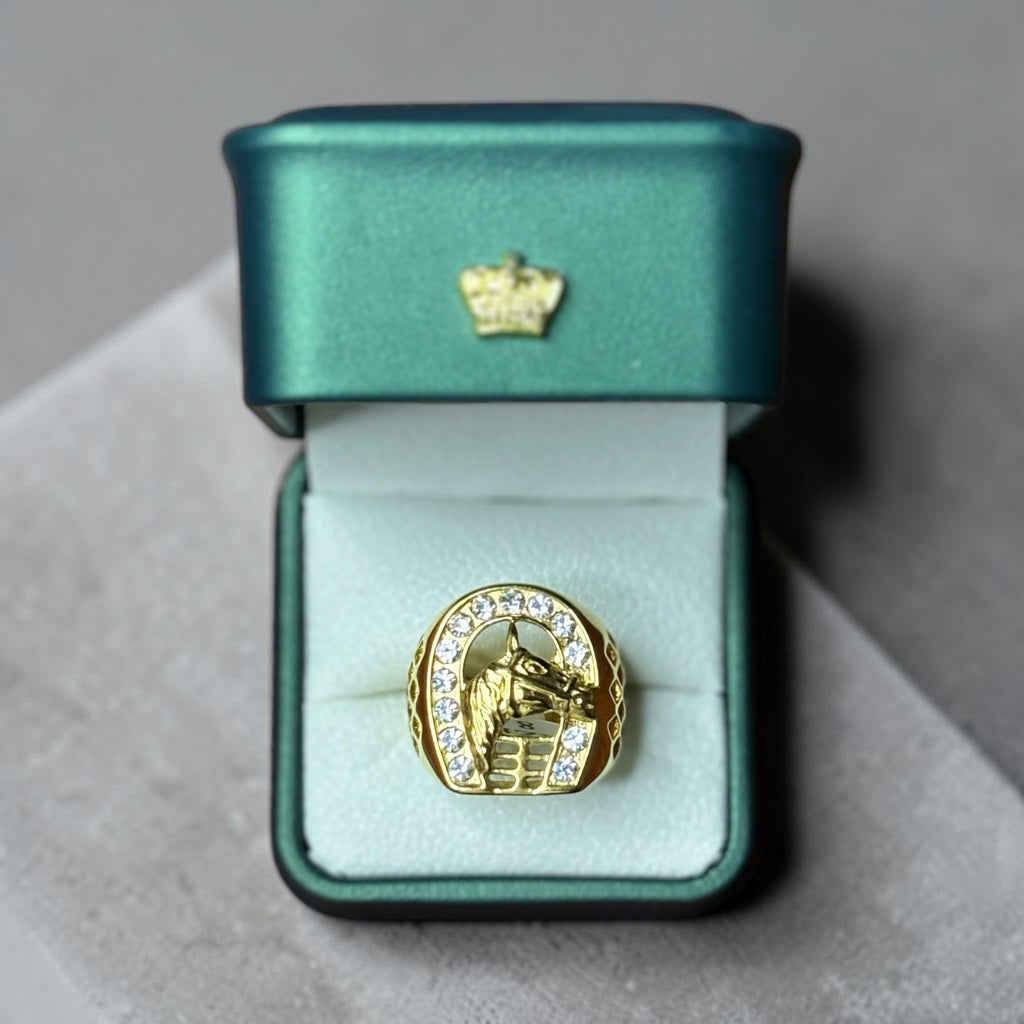 Anillo Herradura de Caballo en Oro Laminado 18K