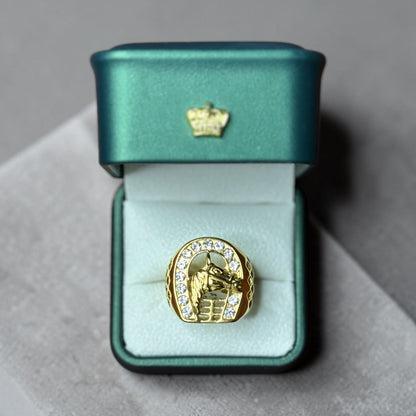 Anillo Herradura de Caballo en Oro Laminado 18K