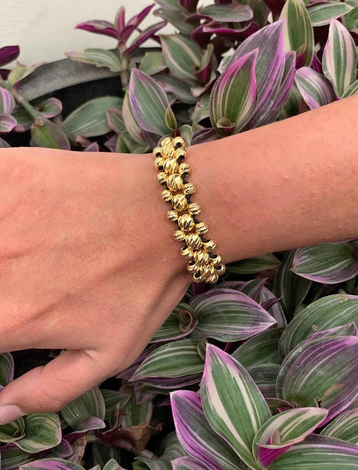 Pulsera 3 Carriles en Oro Laminado 18K