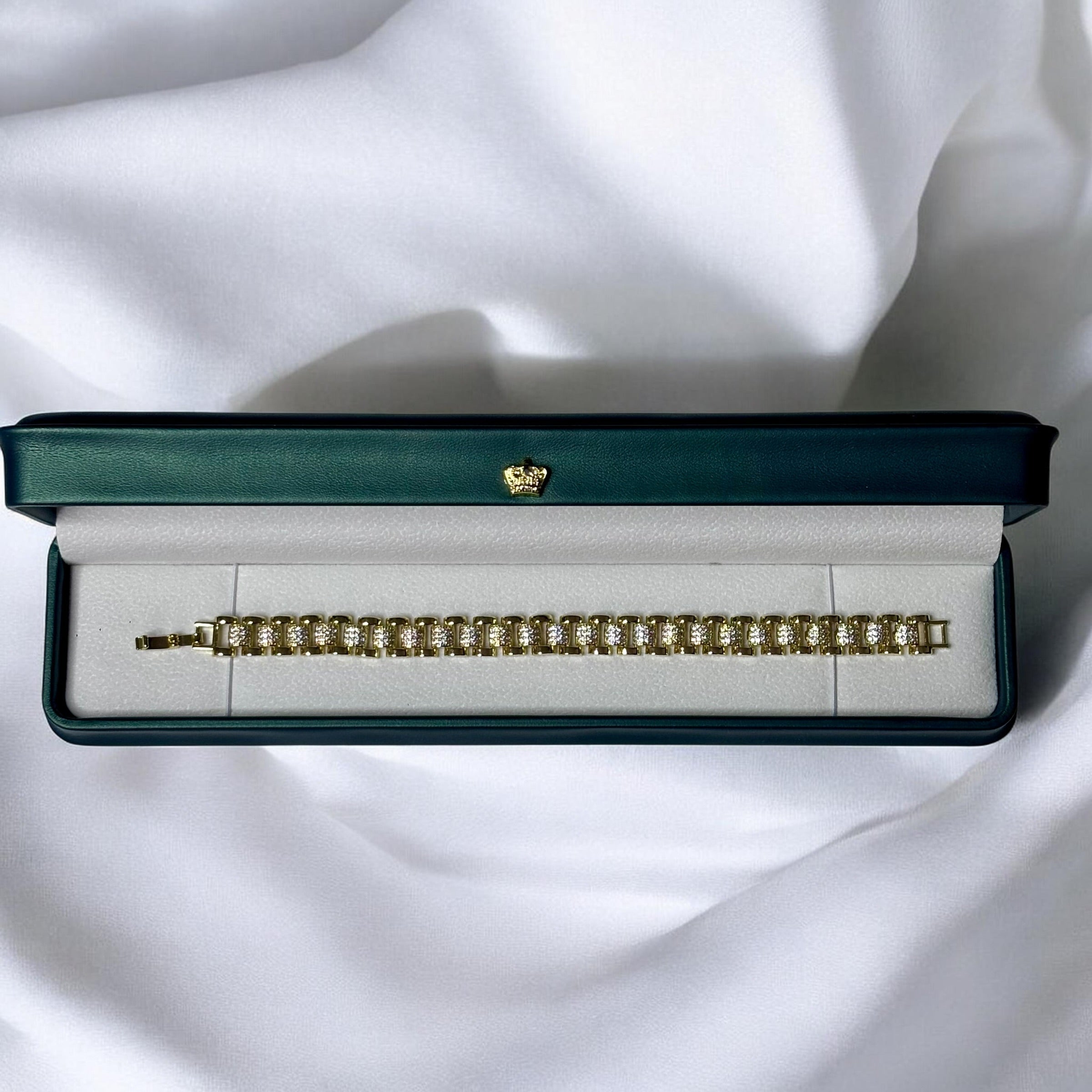 Pulsera PANAL de Lujo en Oro Laminado 18K para Hombre